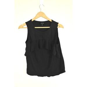 Who What Wear Ruffle Front Tank Top Size S